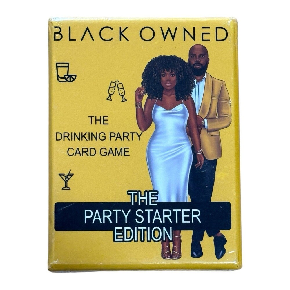 Black Owned The Party Starter Edition Card Game Drinking Trivia Adult Party NEW
